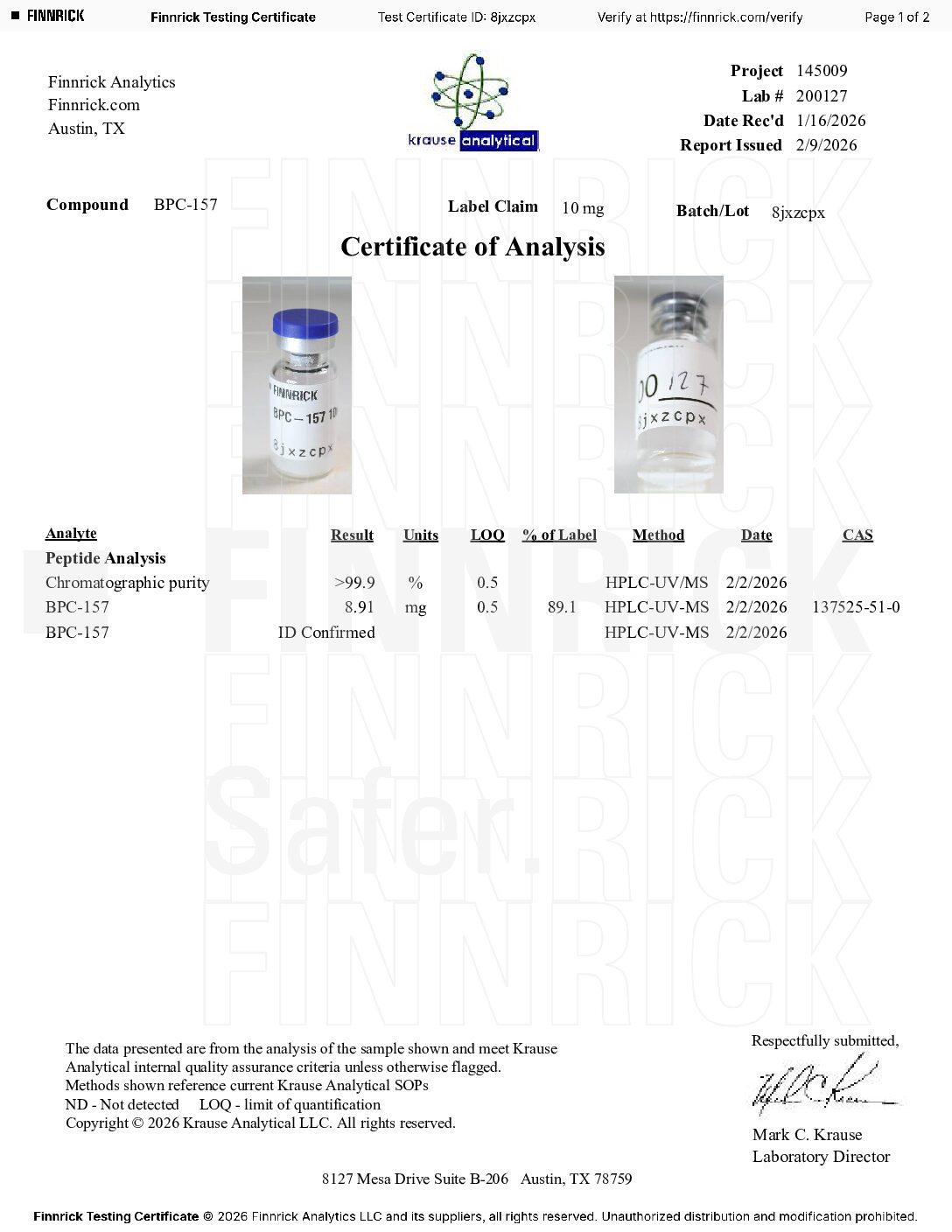 BPC_157_10mg_feb_26 BPC-157 Research Peptide 10MG | Laboratory Grade Compound - Image 3