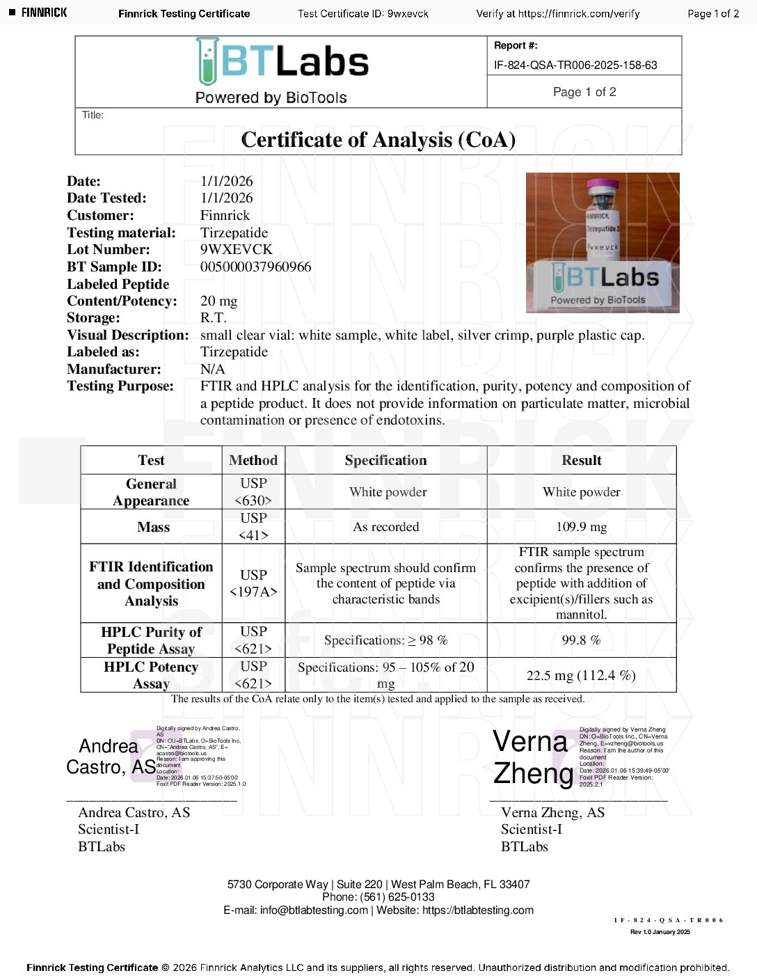 Tirzepatide_20mg_Jan_26 SV-TR 20mg Research Compound | High Purity - Image 2
